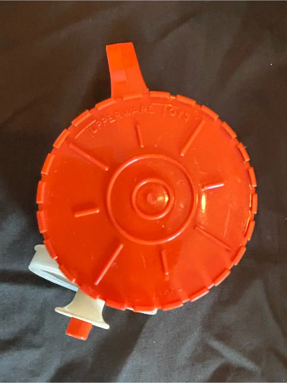 VTG Tupperware TupperToy Serve-It Set Orange Pitcher with Lid, 3 Mugs, 1 Bowl